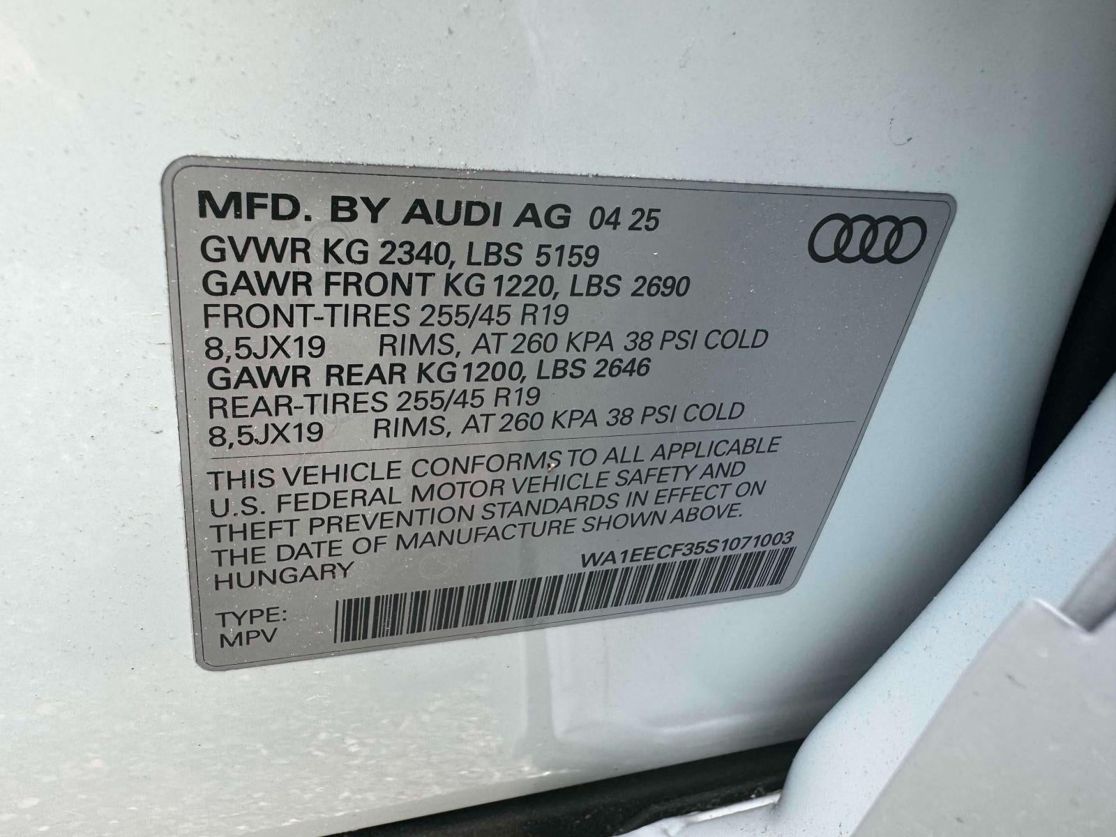 2025 Audi Q3 Premium Plus