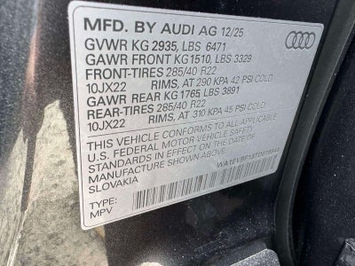 2026 Audi Q8 Premium Plus