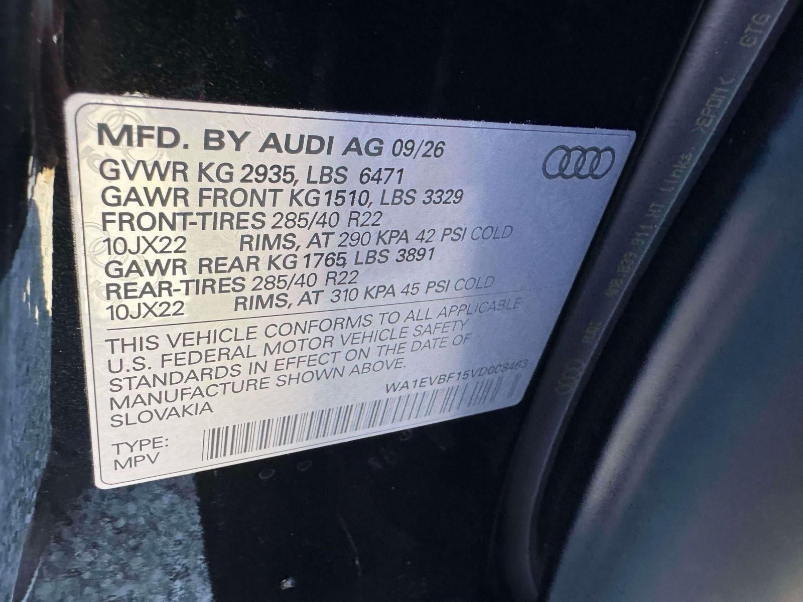 2027 Audi Q8 Premium Plus
