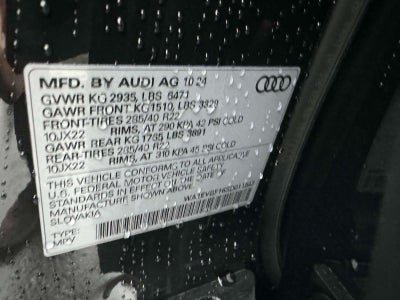 2025 Audi Q8 Premium Plus