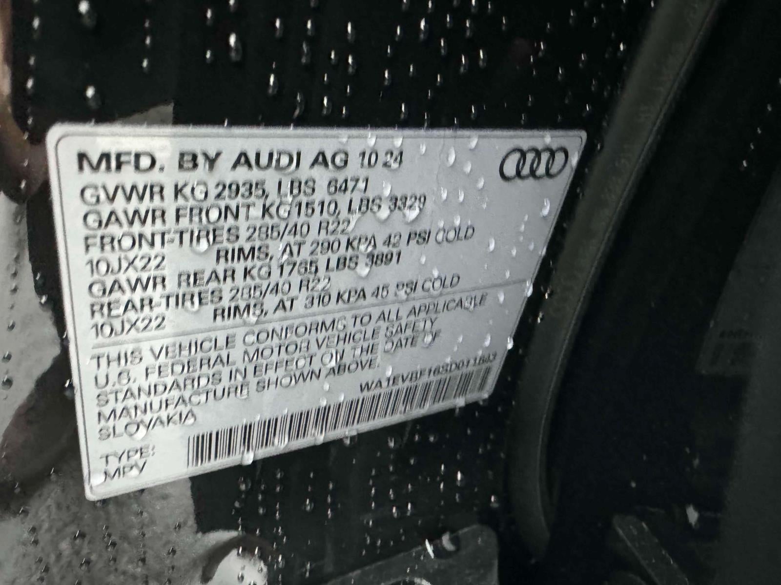 2025 Audi Q8 Premium Plus