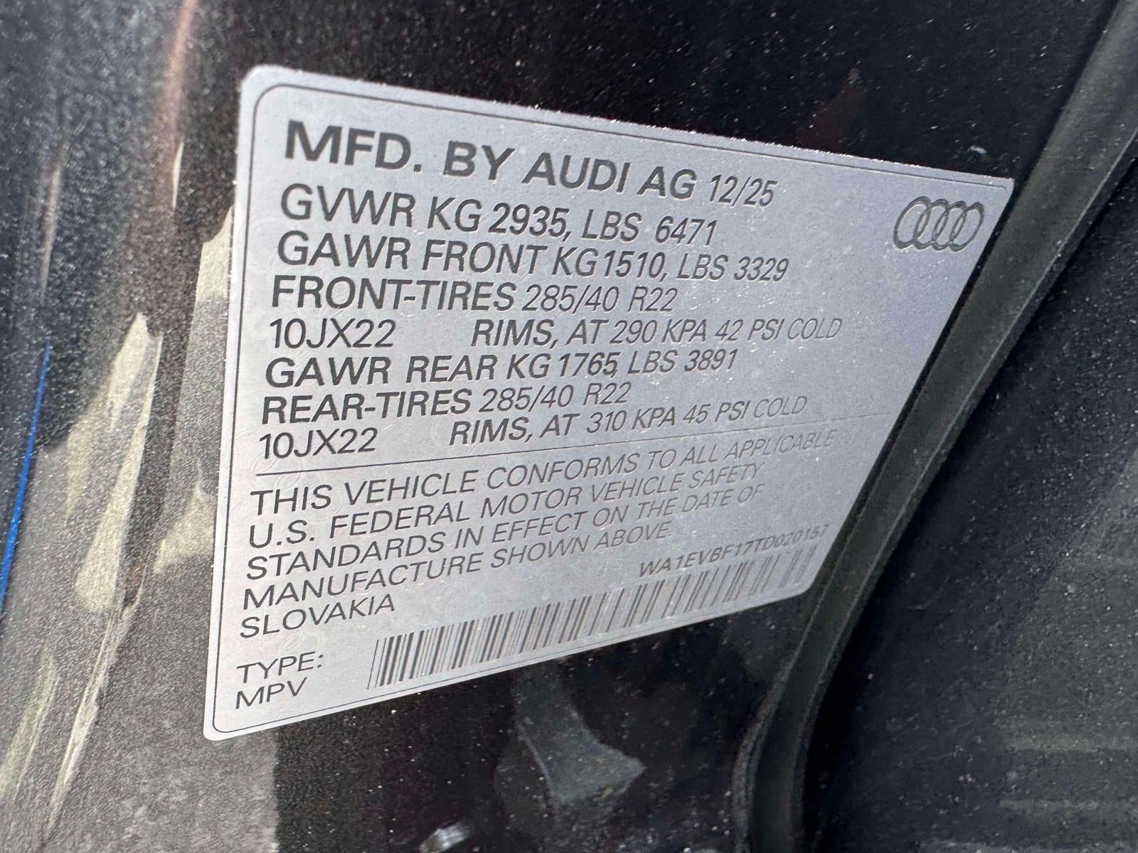 2026 Audi Q8 Premium Plus