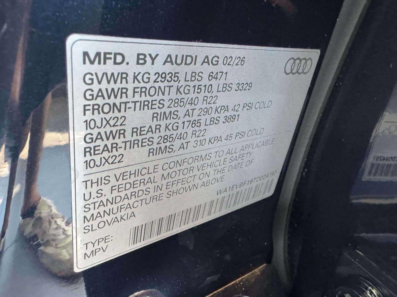 2026 Audi Q8 Premium Plus