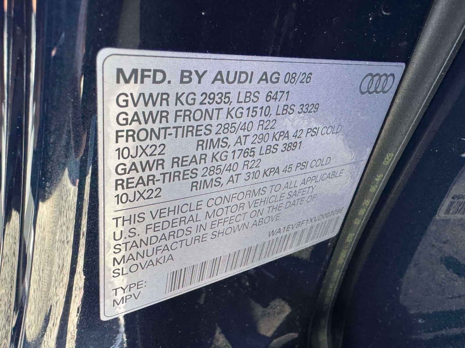 2027 Audi Q8 Premium Plus