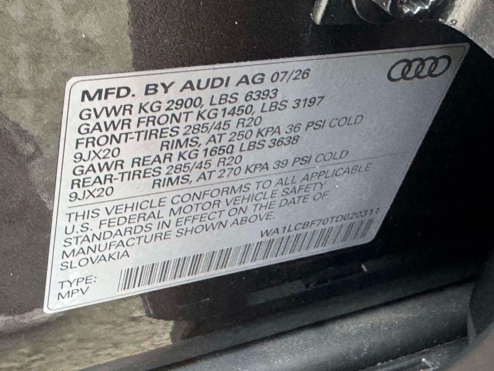 2026 Audi Q7 45 Premium Plus