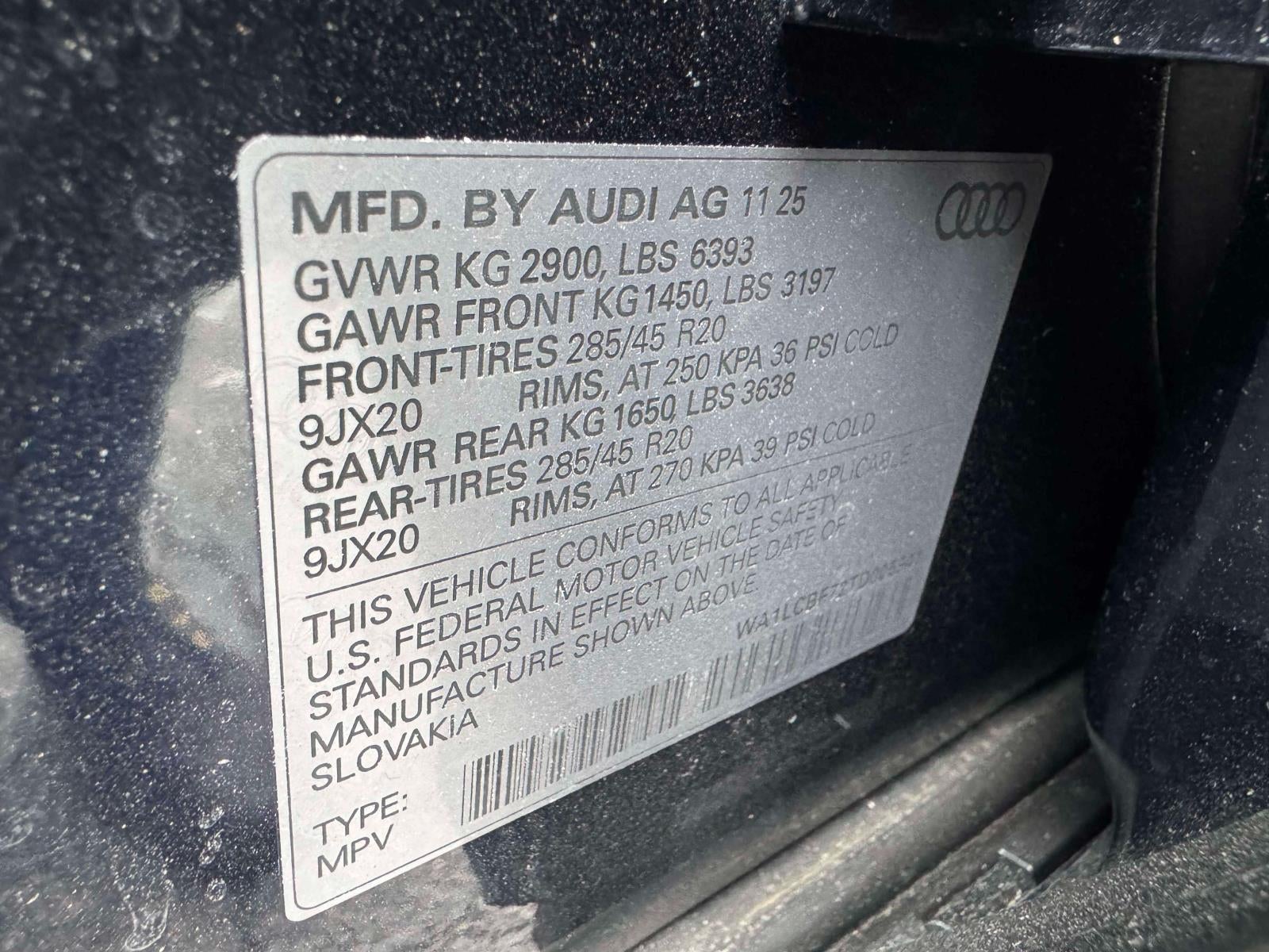 2026 Audi Q7 45 Premium Plus