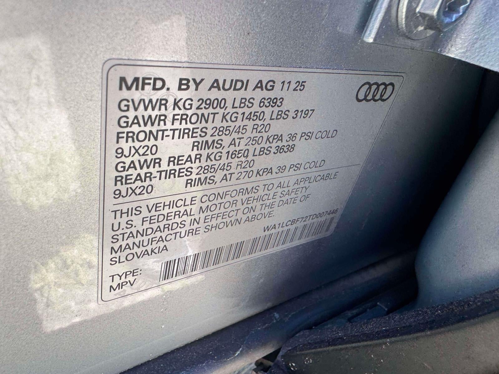 2026 Audi Q7 45 Premium Plus