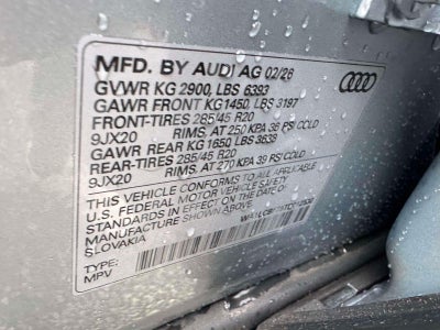 2026 Audi Q7 45 Premium Plus