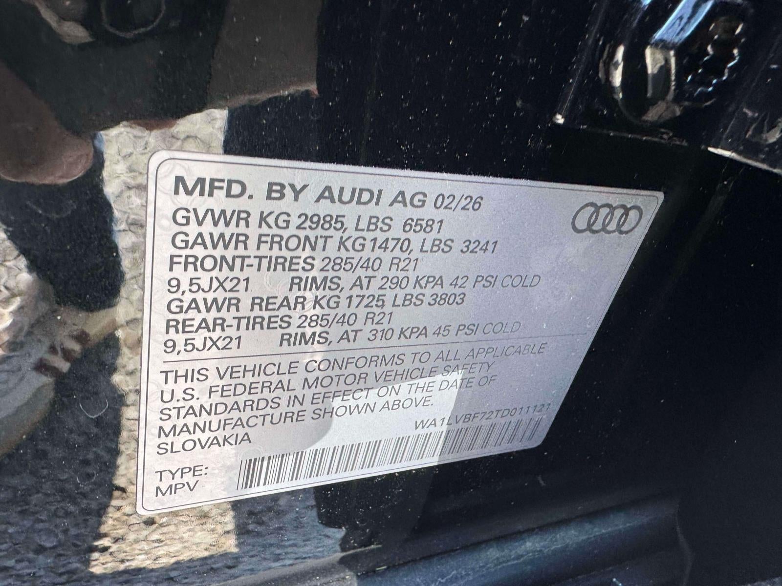 2026 Audi Q7 55 Premium Plus