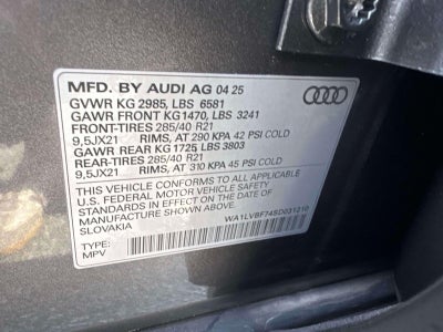 2025 Audi Q7 55 Premium Plus