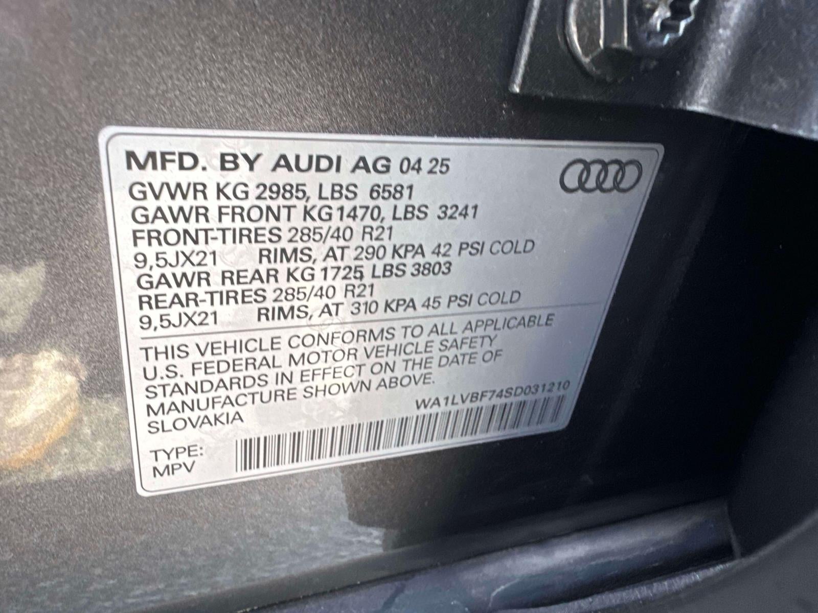 2025 Audi Q7 55 Premium Plus