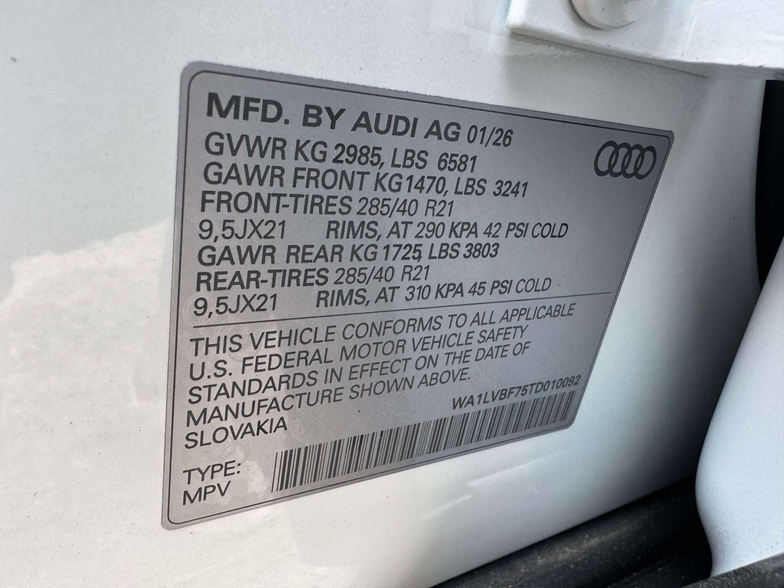 2026 Audi Q7 55 Premium Plus