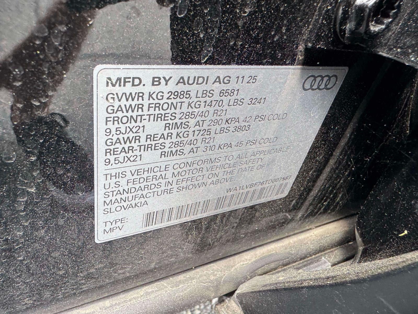 2026 Audi Q7 Premium Plus 55 quattro *Ltd Avail*