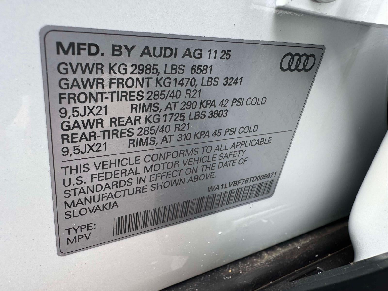 2026 Audi Q7 55 Premium Plus