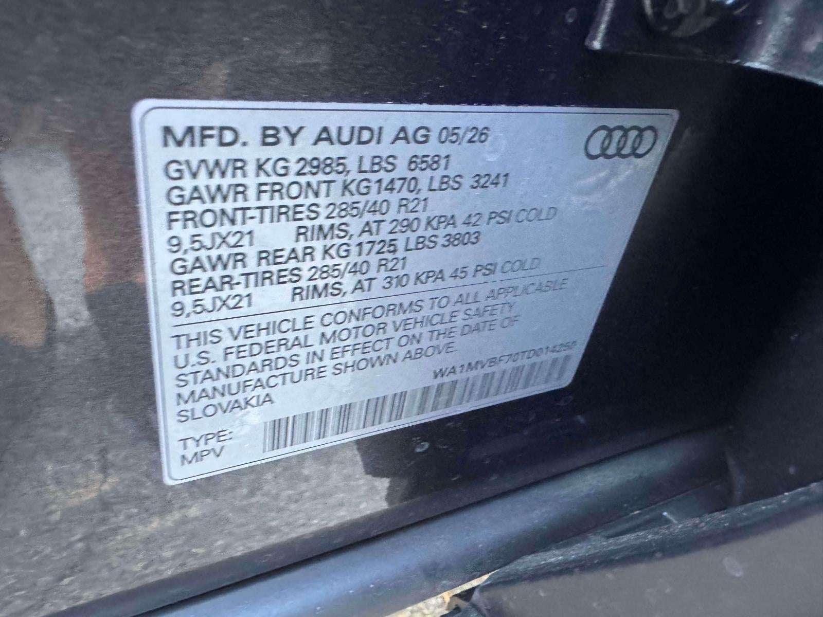 2026 Audi Q7 55 Premium