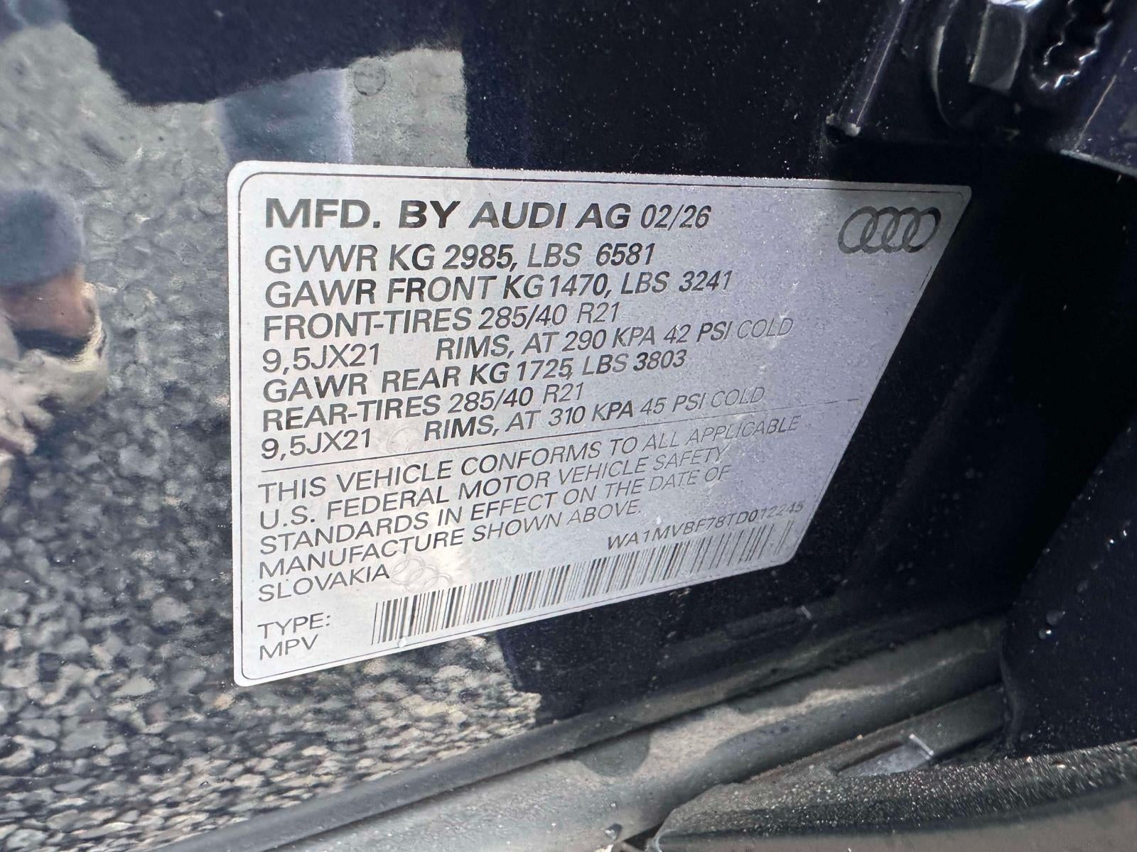 2026 Audi Q7 55 Premium Plus