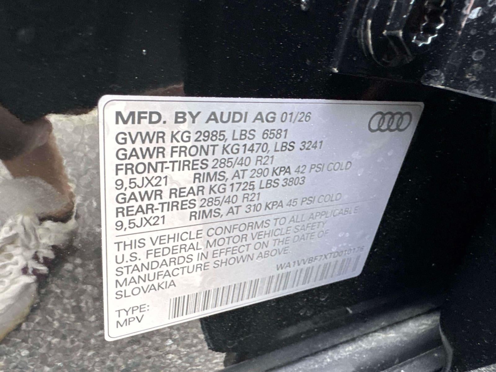 2026 Audi Q7 55 Prestige