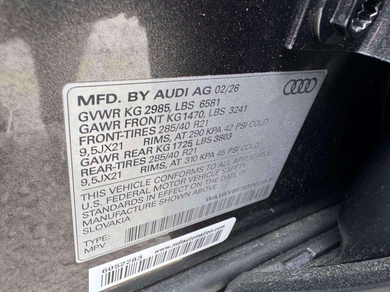 2026 Audi Q7 55 Premium