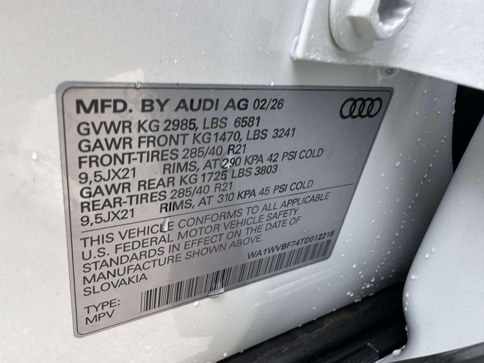 2026 Audi Q7 55 Prestige