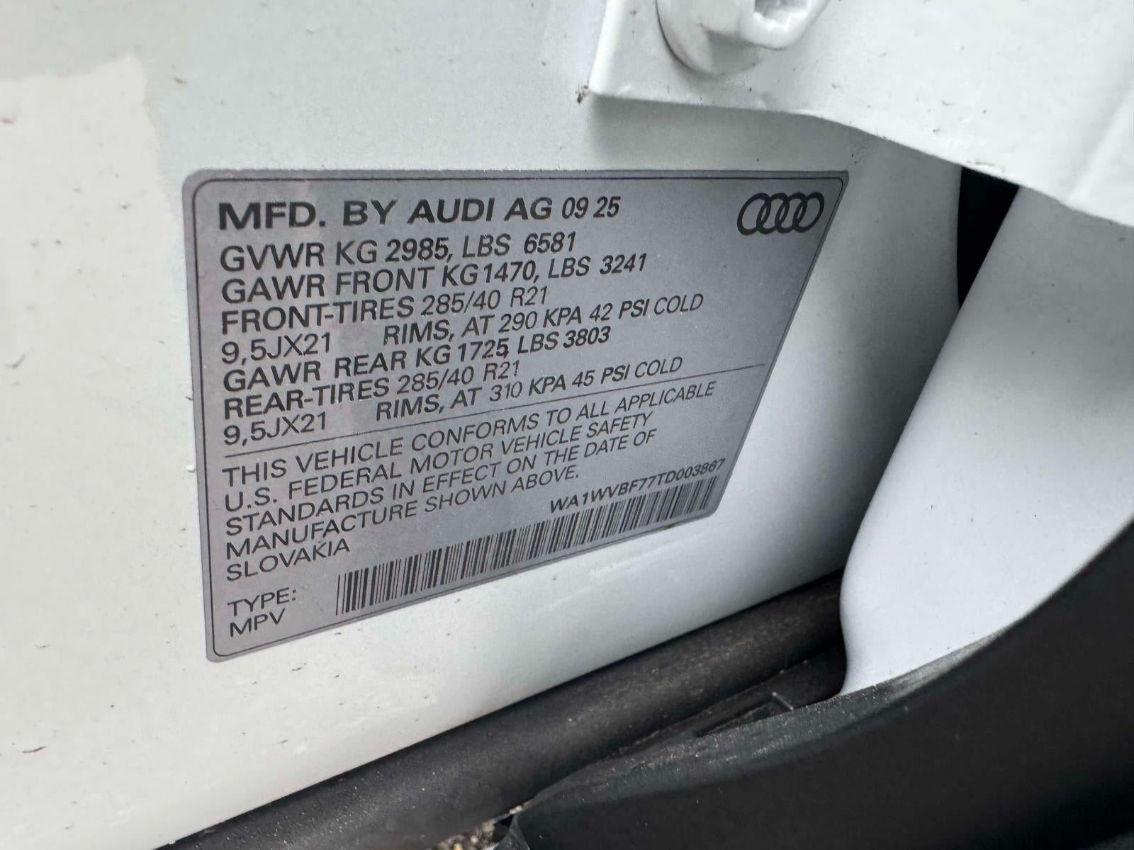 2026 Audi Q7 55 Prestige