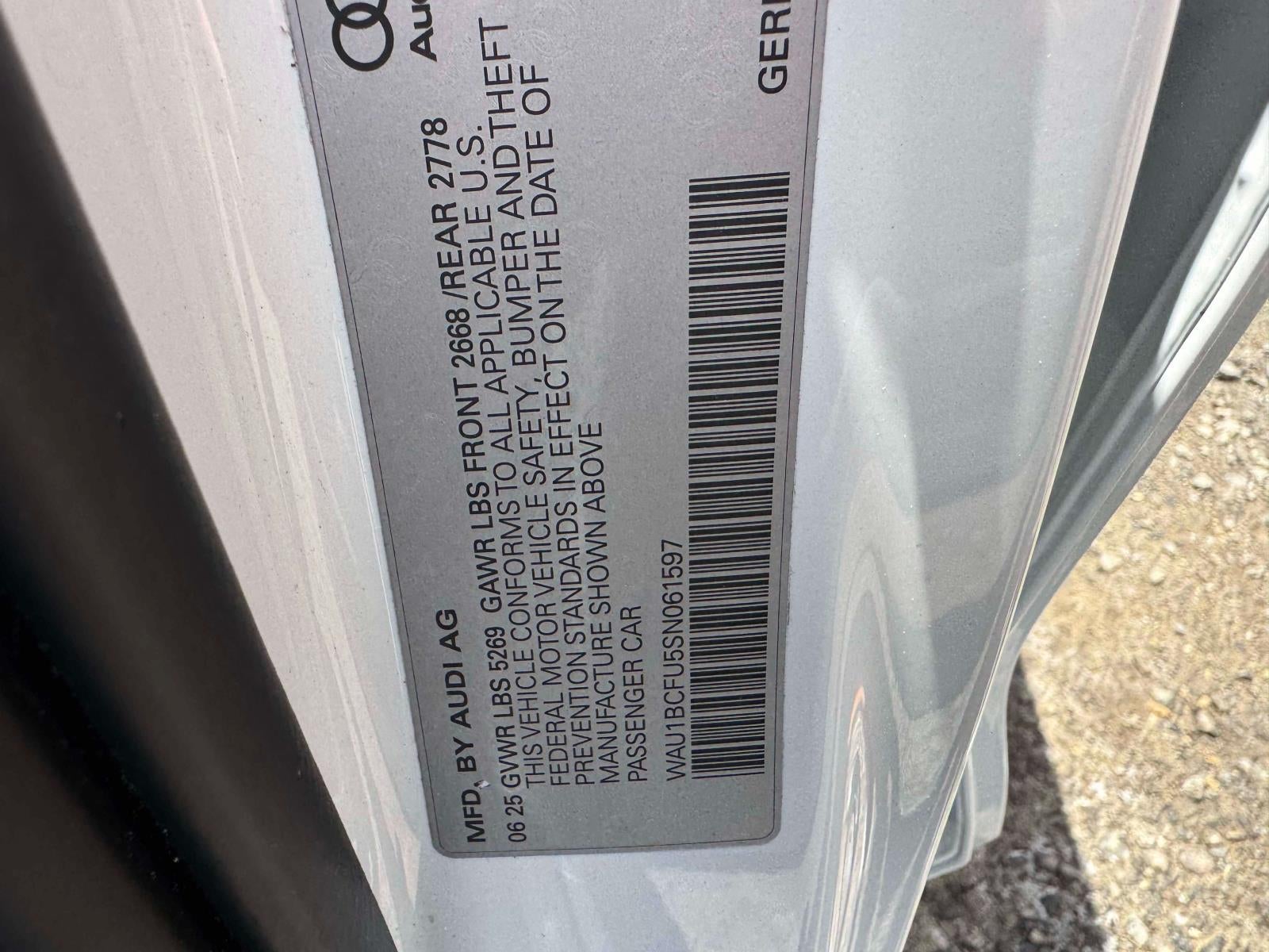2025 Audi A5 Premium 2.0 TFSI quattro