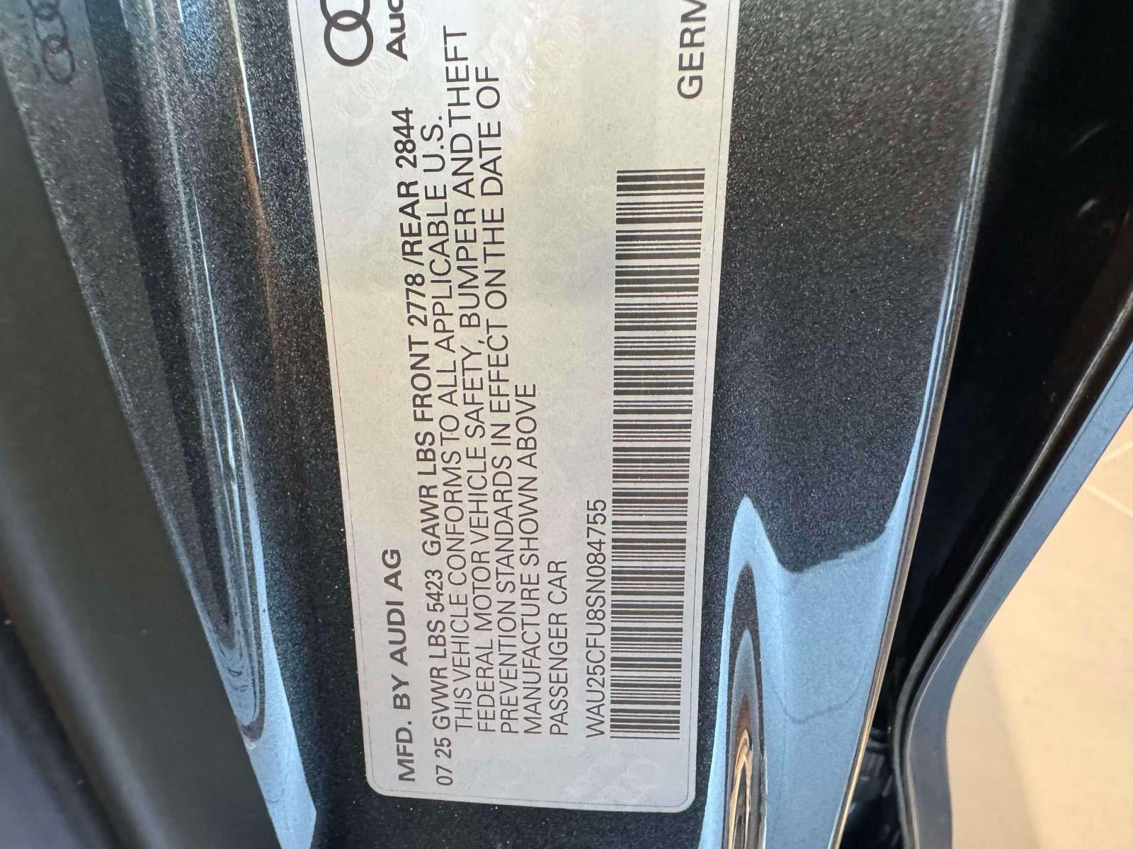 2025 Audi S5 3.0T Premium Plus