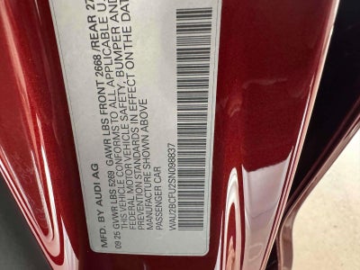 2025 Audi A5 Premium Plus