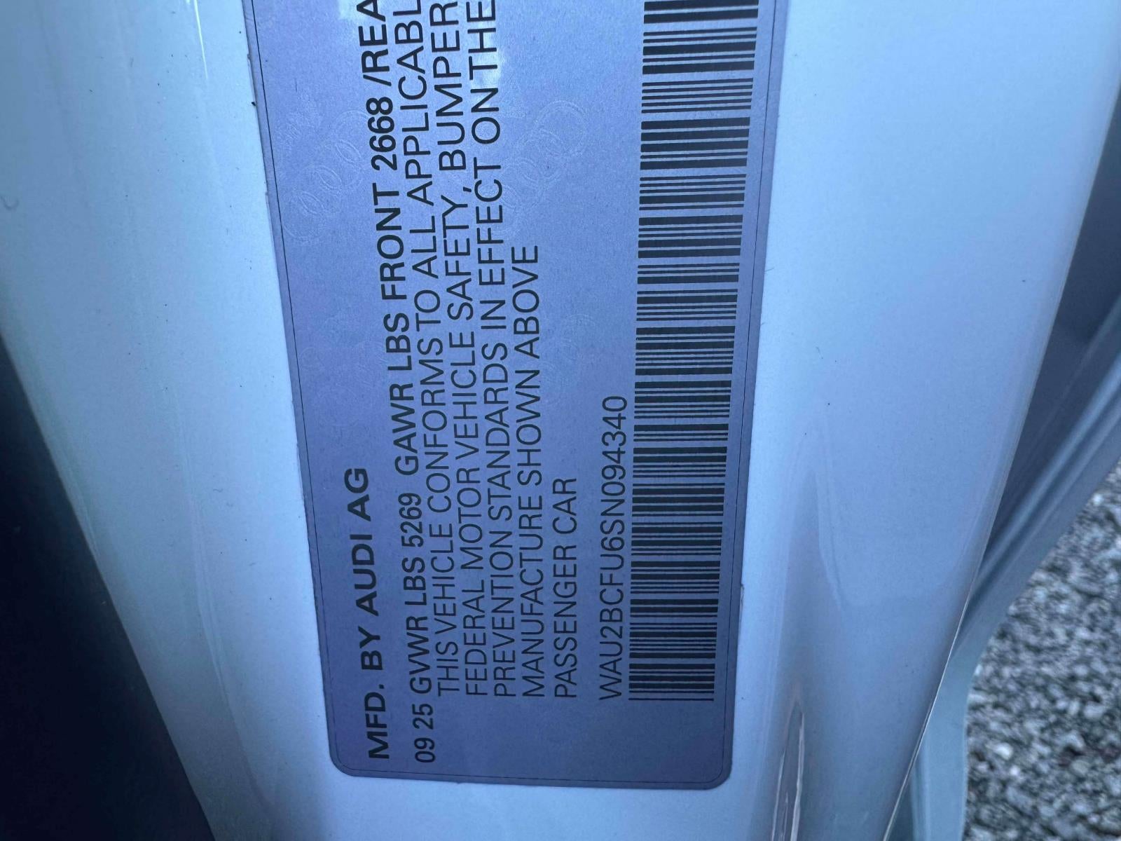 2025 Audi A5 Premium Plus