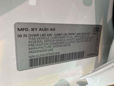 2026 Audi A3 2.0T Premium Plus