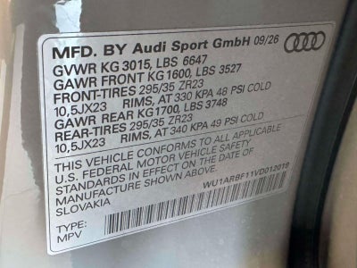 2027 Audi RS Q8 4.0T