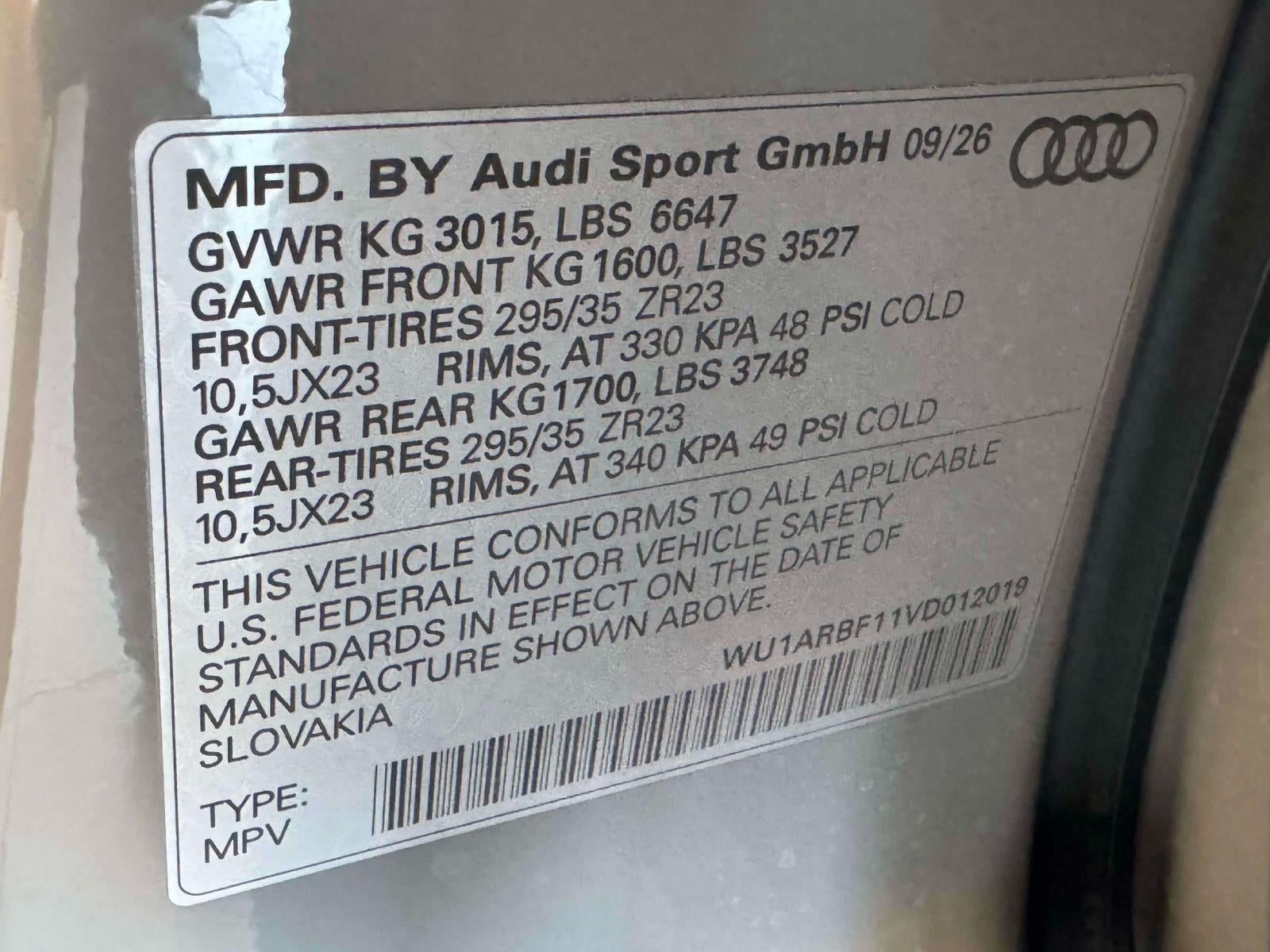 2027 Audi RS Q8 4.0T