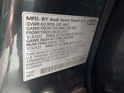 2026 Audi RS Q8 4.0T