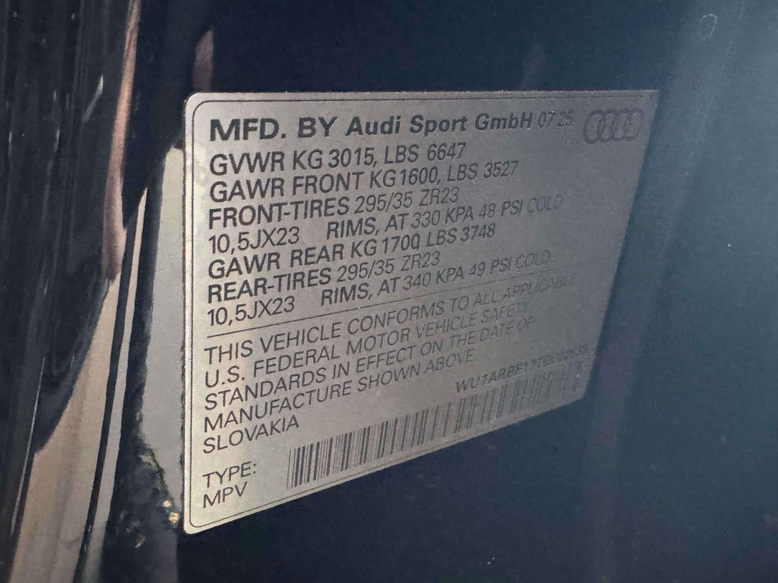 2026 Audi RS Q8 4.0T