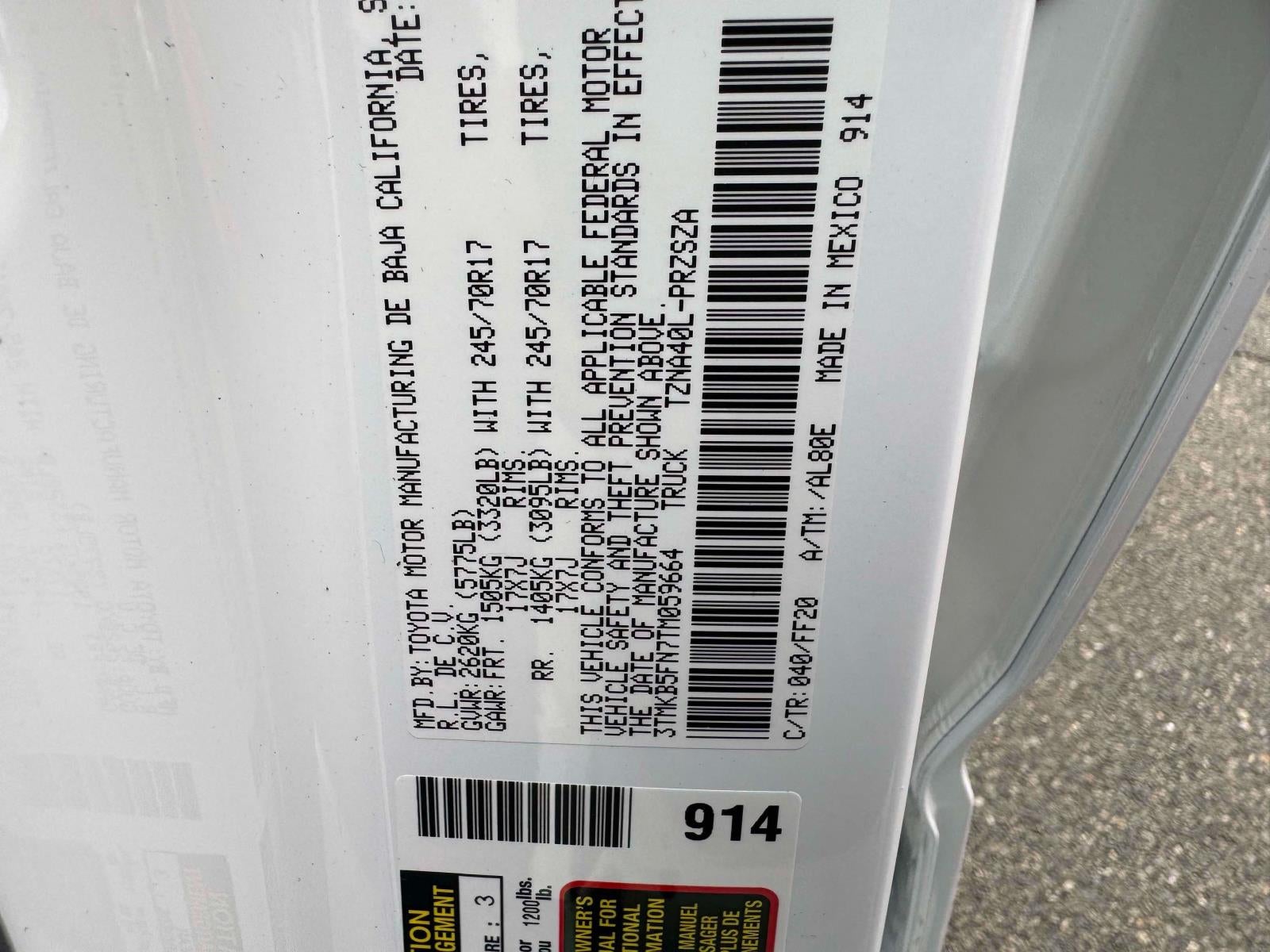 2026 Toyota Tacoma 2WD SR5