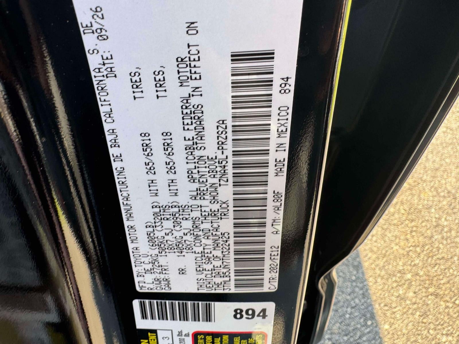 2026 Toyota Tacoma 4WD TRD Sport