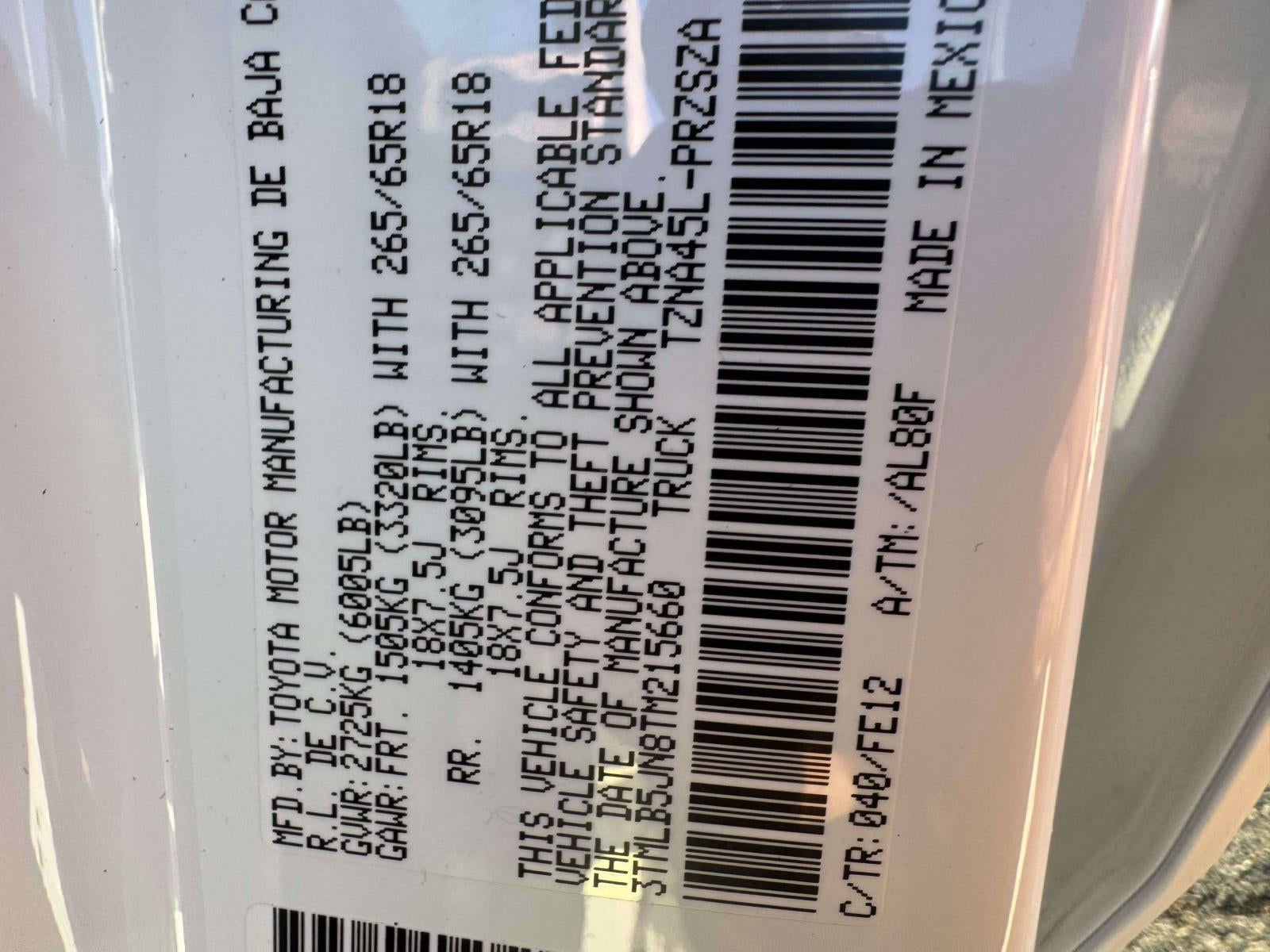 2026 Toyota Tacoma 4WD TRD Sport