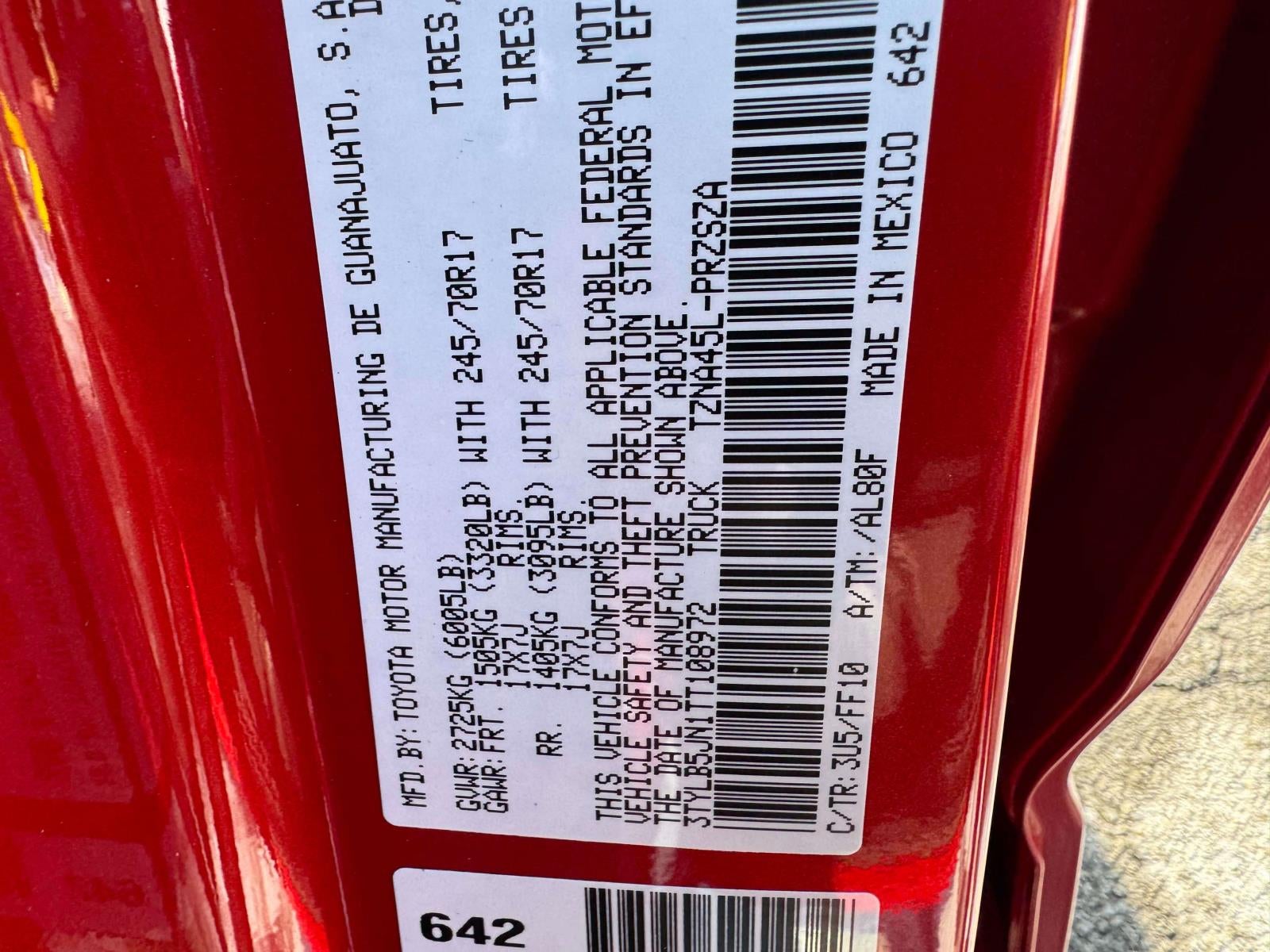 2026 Toyota Tacoma 4WD SR5