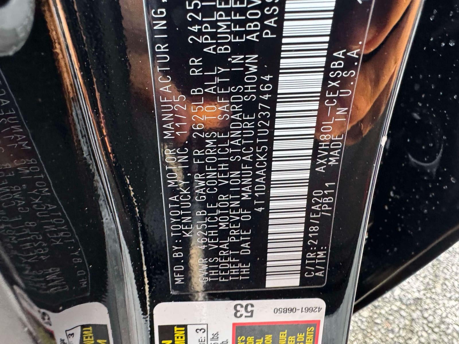 2026 Toyota Camry Nightshade