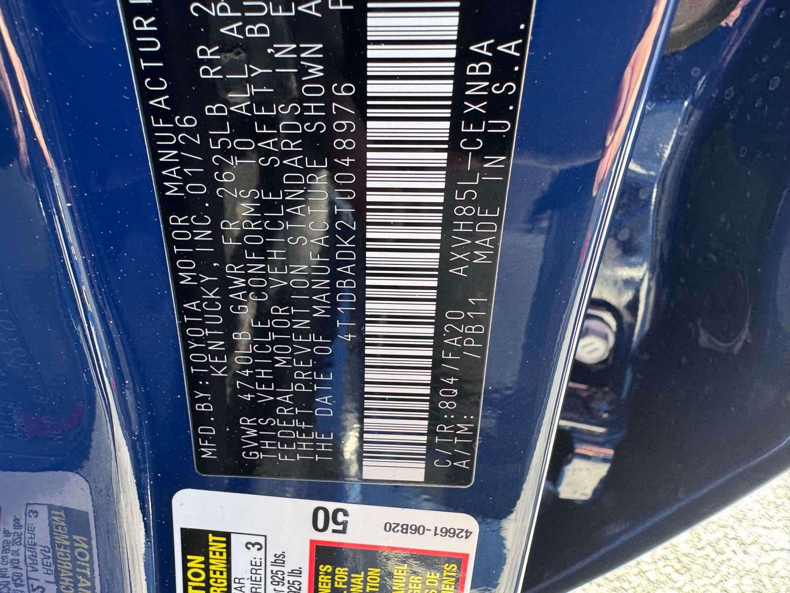 2026 Toyota Camry LE AWD