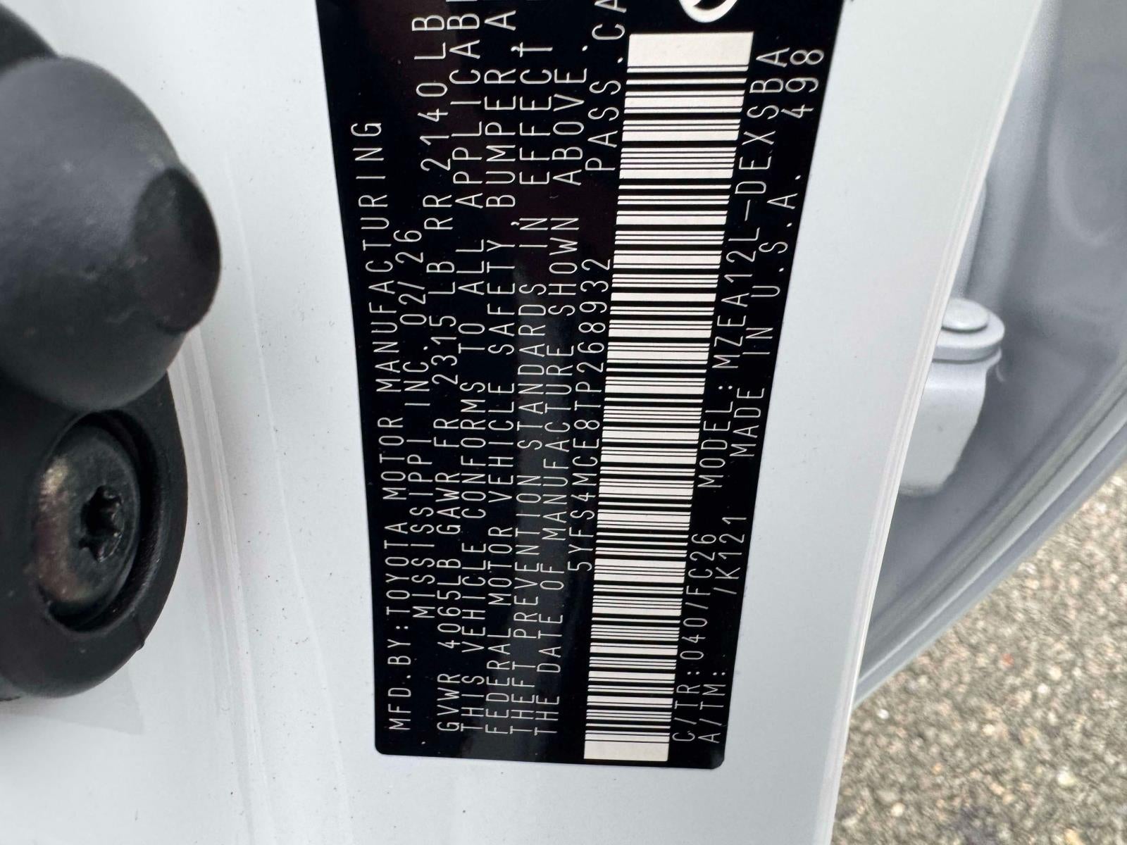 2026 Toyota Corolla SE