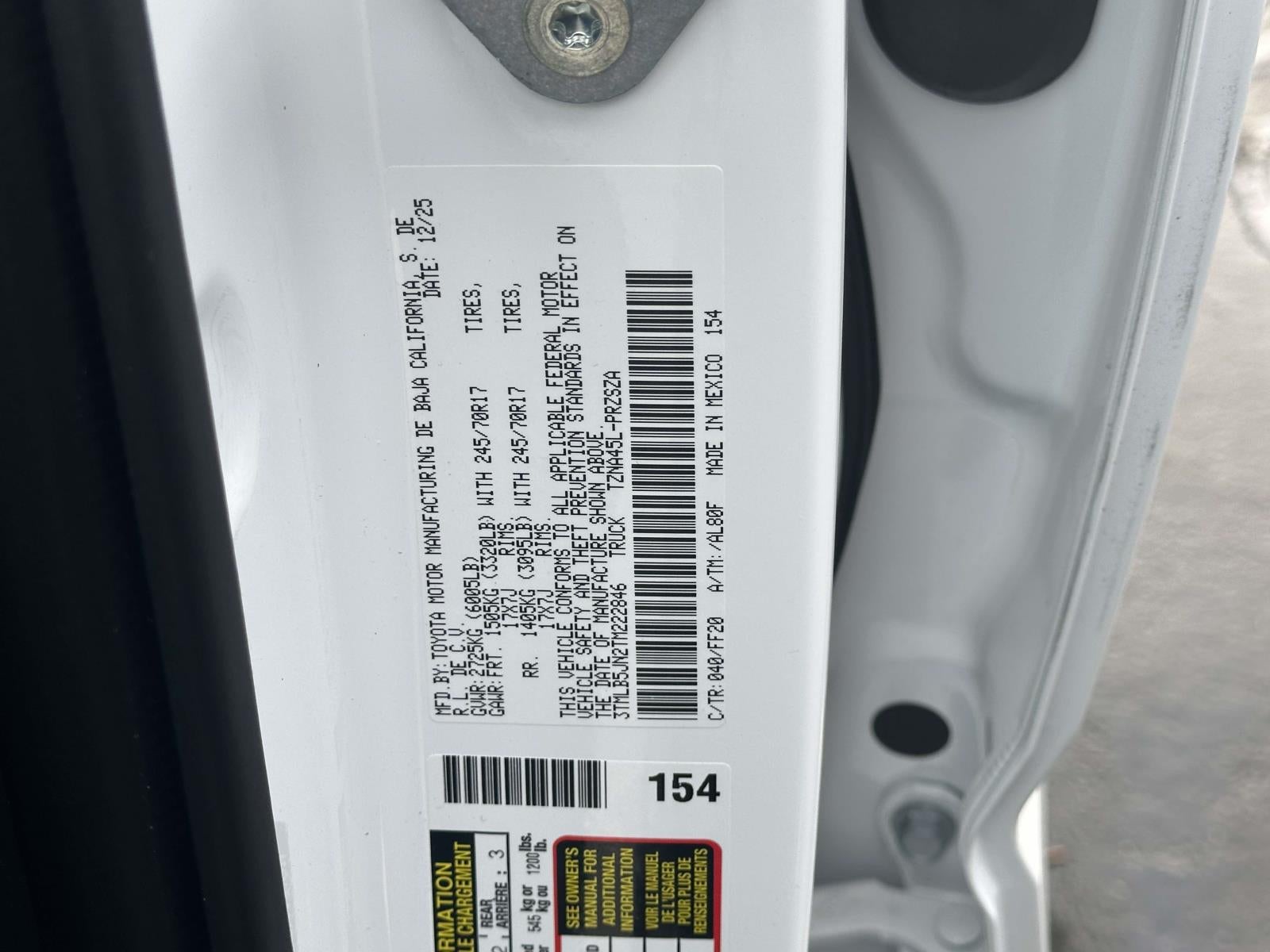 2026 Toyota Tacoma SR5