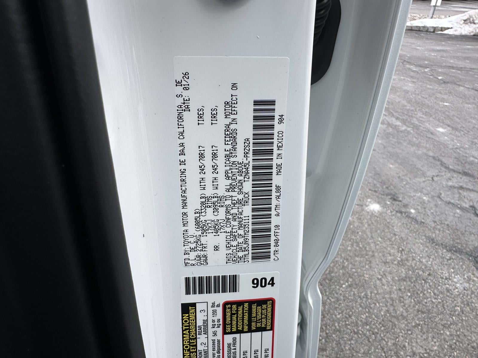 2026 Toyota Tacoma SR5