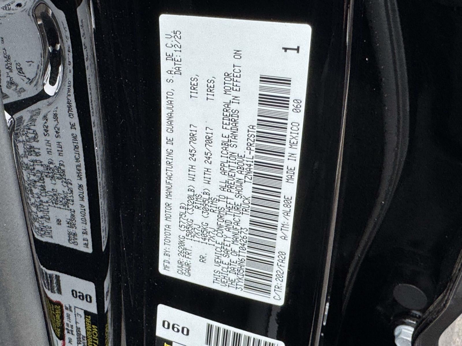 2026 Toyota Tacoma SR