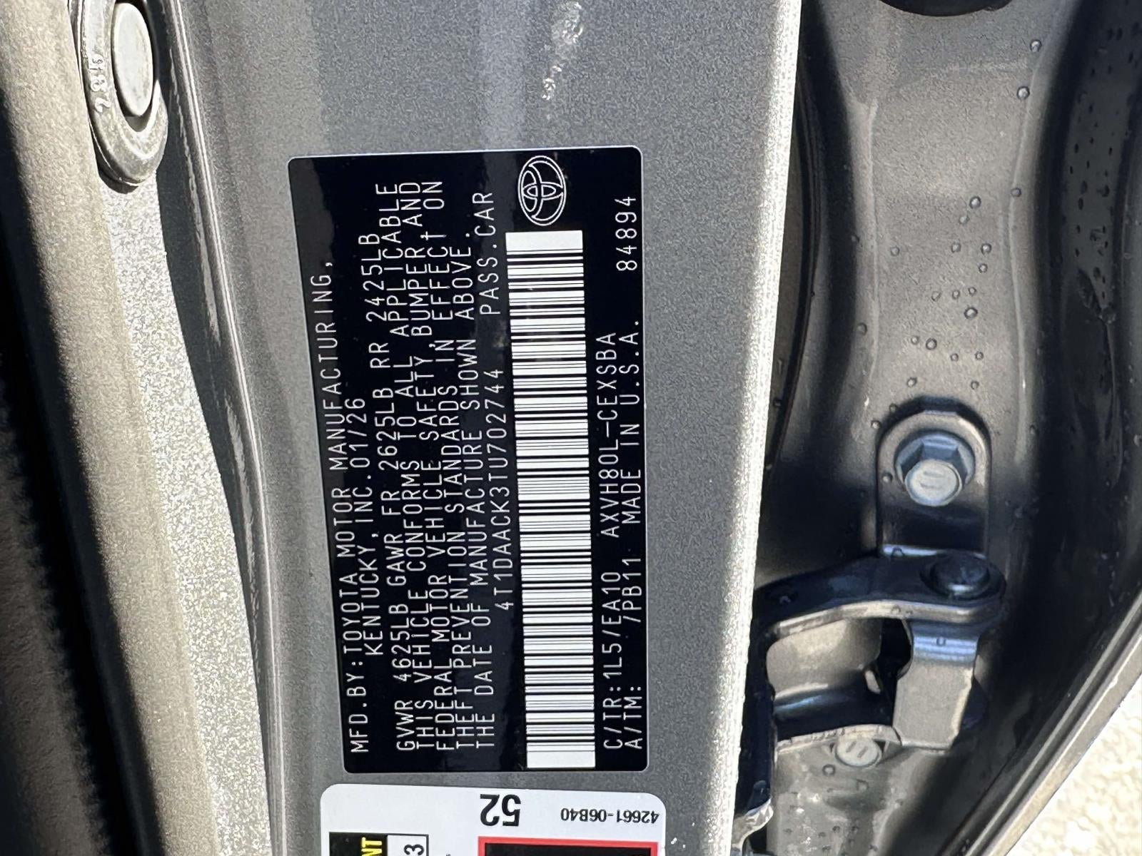 2026 Toyota Camry SE