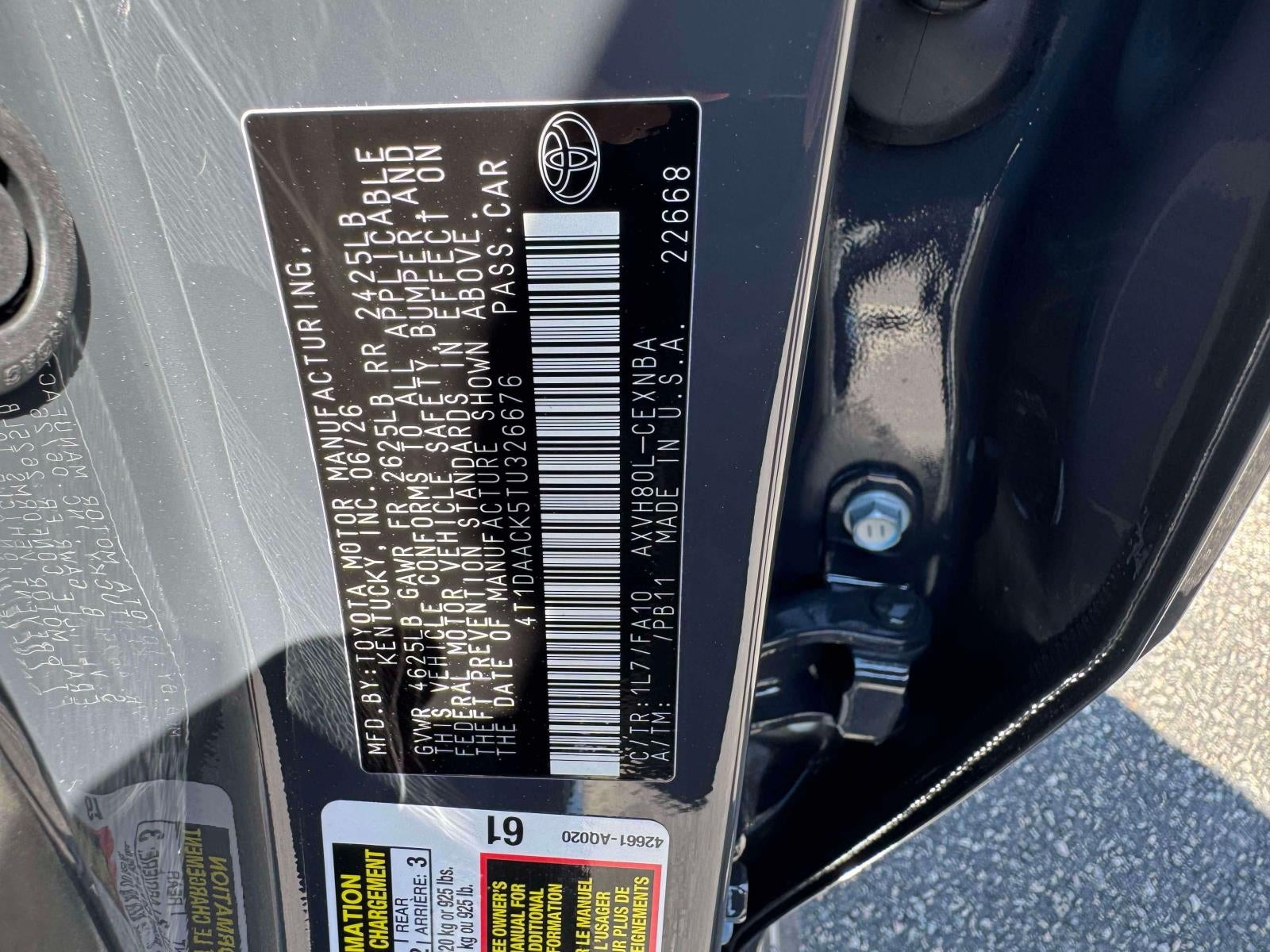 2026 Toyota Camry LE