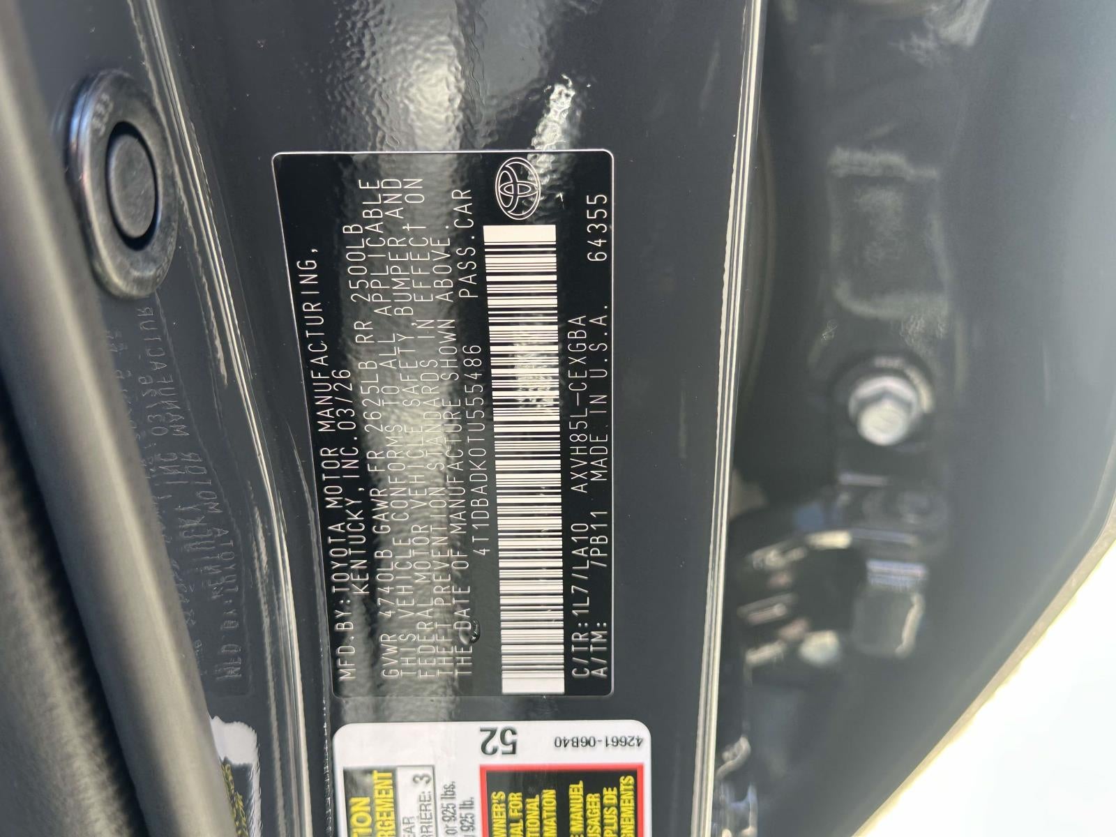 2026 Toyota Camry XLE AWD