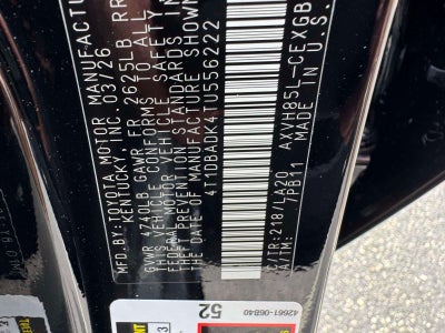 2026 Toyota Camry XLE AWD