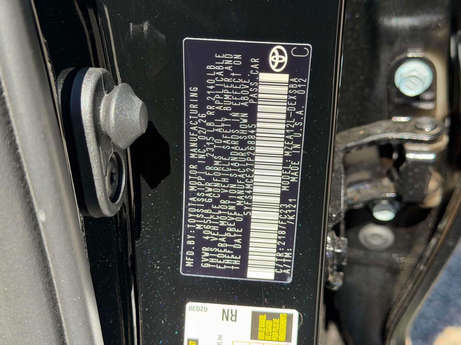 2026 Toyota Corolla SE