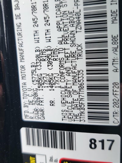 2026 Toyota Tacoma SR5