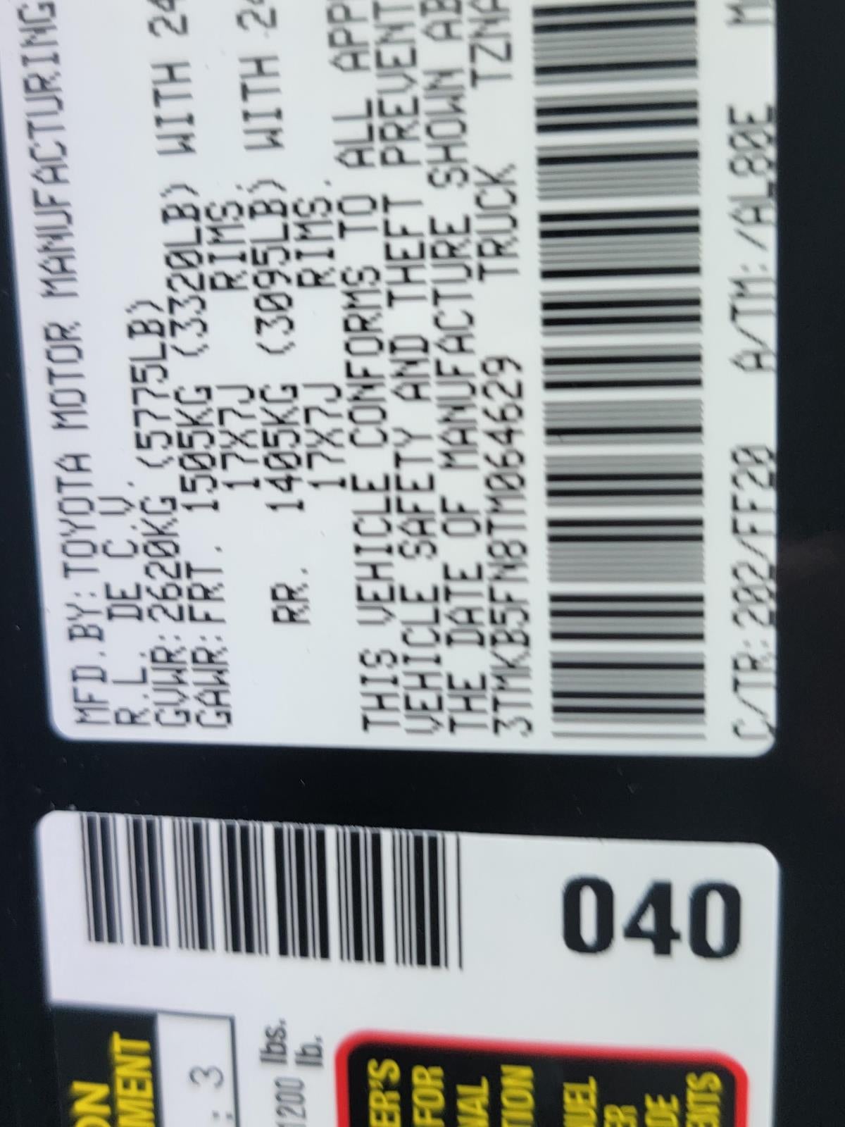 2026 Toyota Tacoma SR5